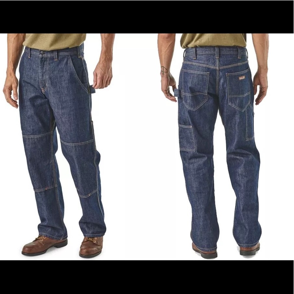 Patagonia men's steel forge denim pants sz 30x34
